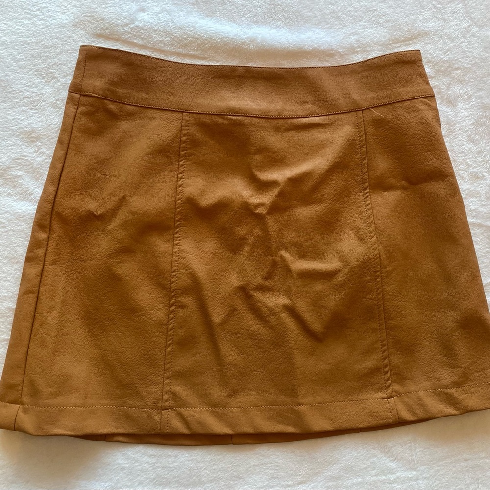 Forever 21 faux leather mini skirt